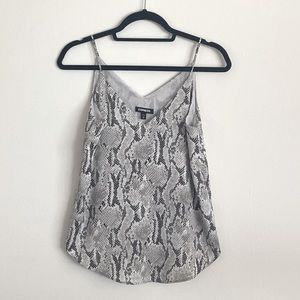 Express Snake Print Tank Top, size XS